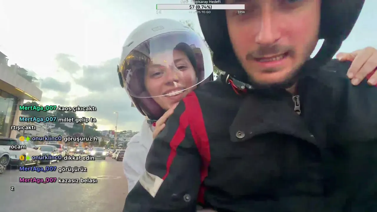 Motorla sahile doğru!