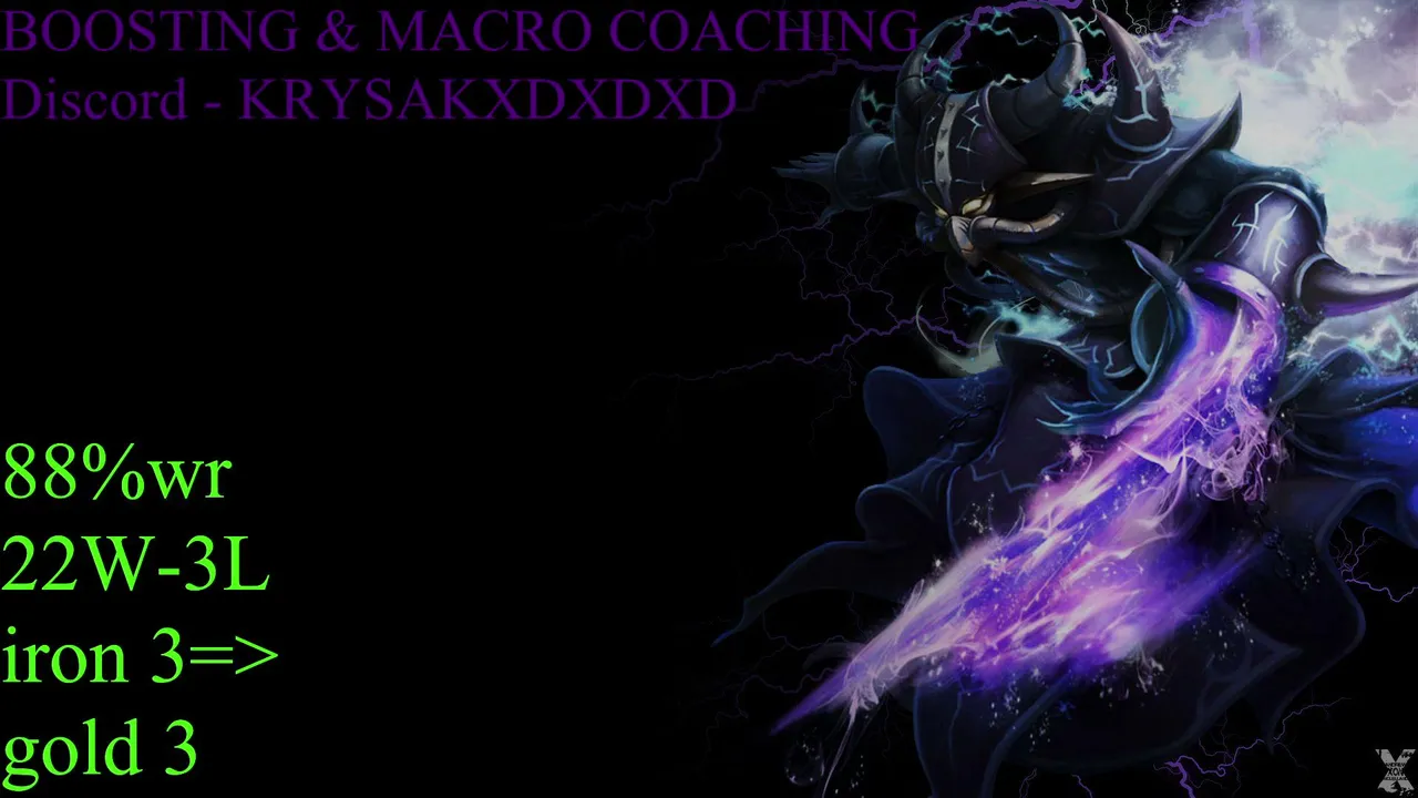 SoloQ - boosting client from i2 to G4