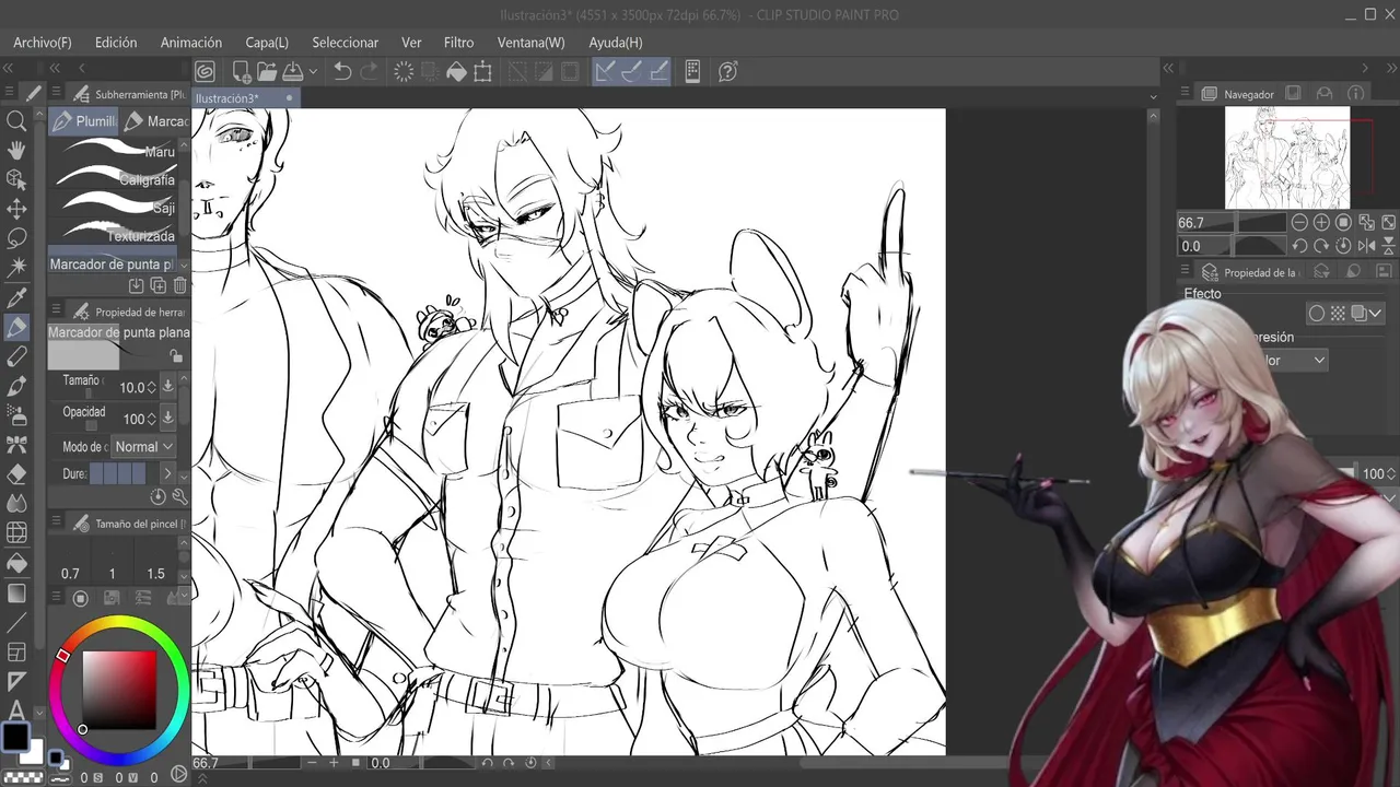 Vamos a dibujar con el abuelito de fondo / uwu