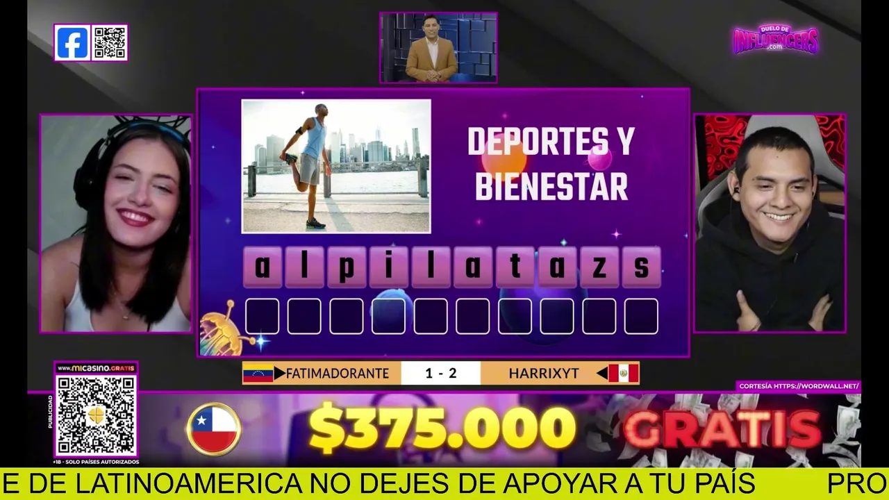 Los mayores creadores de contenido de Latinoamérica se unen en una batalla de conocimiento y agilidad mental.