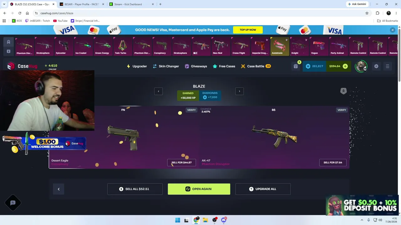 PREM w/Ronqe !casehug !csgoskins !leon