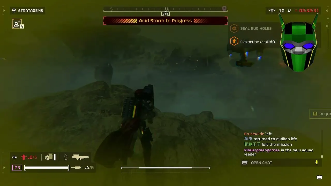 Player Green playing Crimson Desert