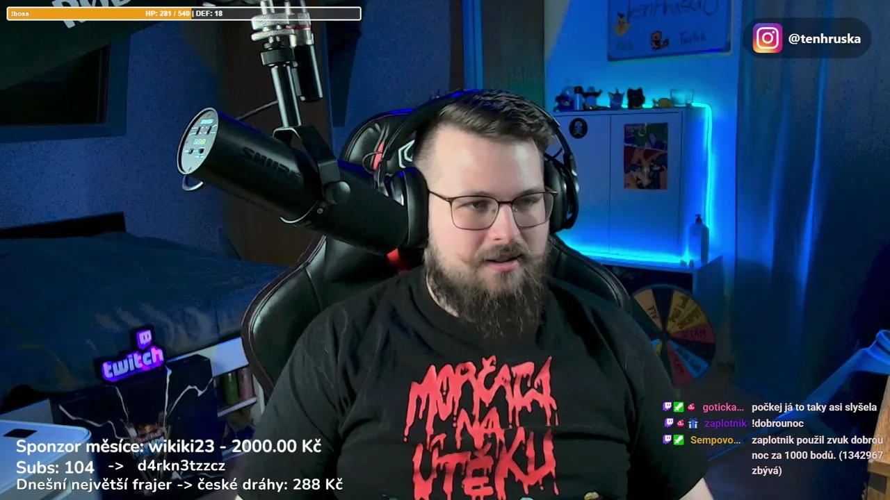 Zrakvil jsem si nohu, žádný tresty :(🍐Játra ještě trpí🍐Top Sub Gifter a Top Dono měsíce = balíček🍐!ig, !yt, !dc, !bingo