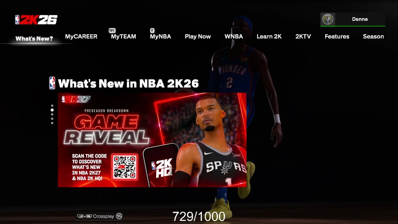 check the score | !sub