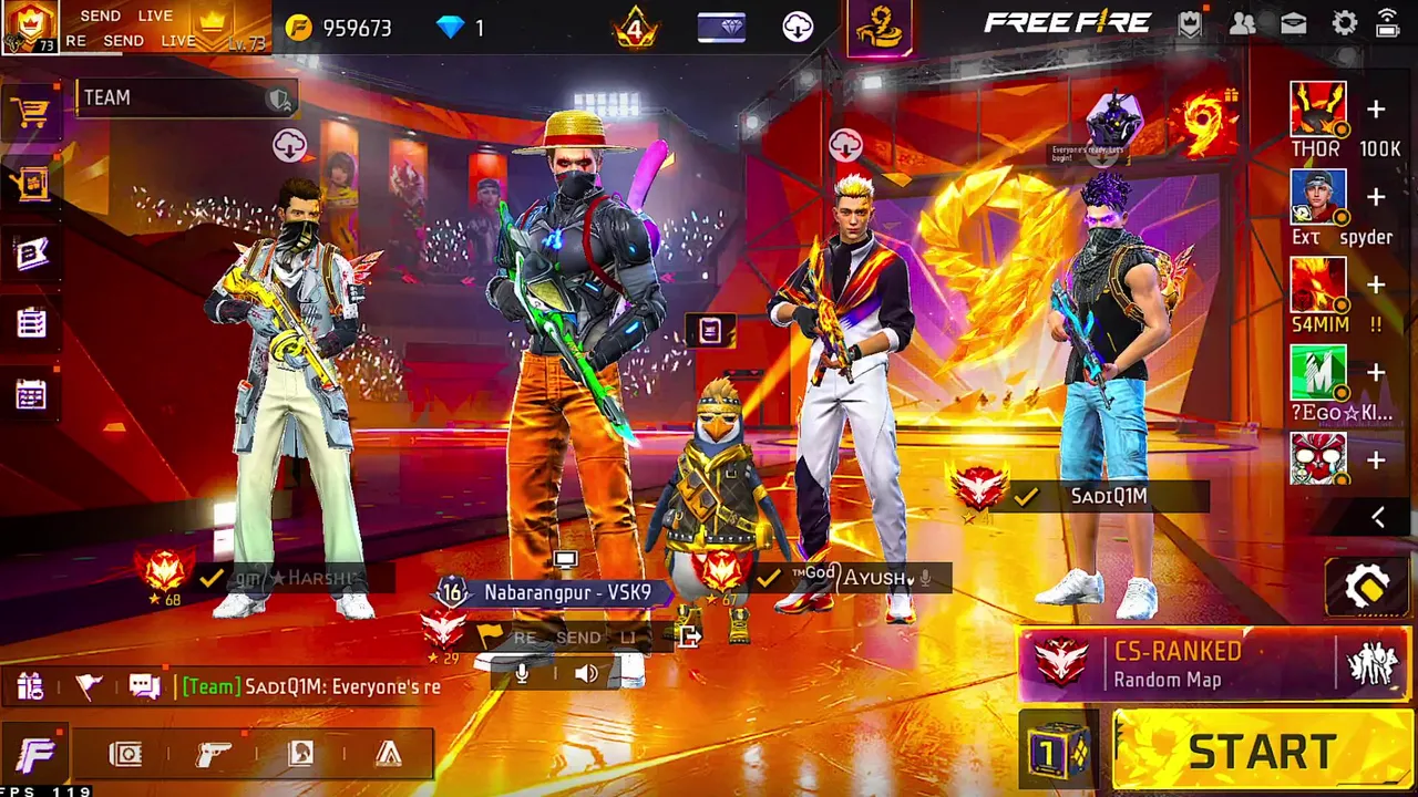 🔴 LIVE | AWM Custom room 🔥 | Free Fire Live   #freefire