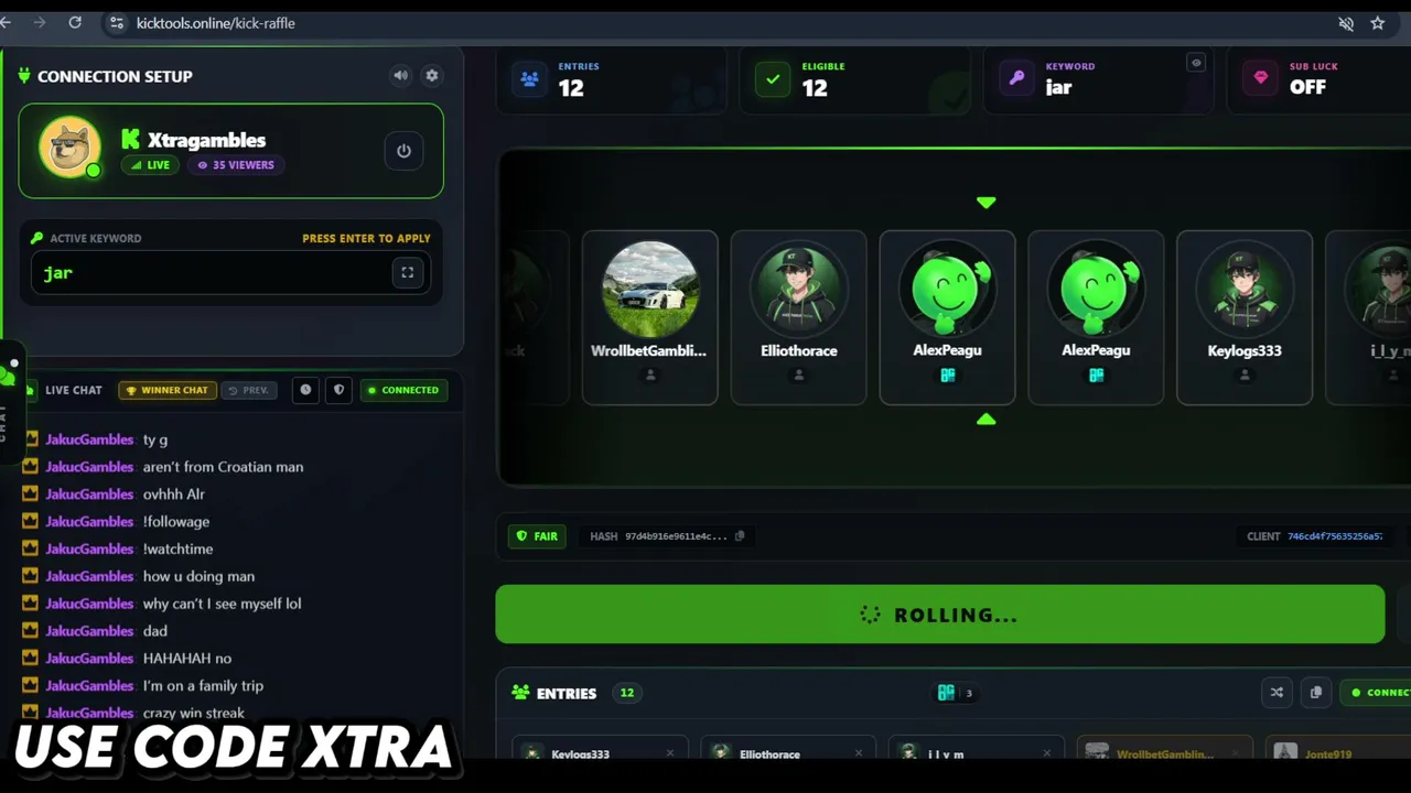 Use Code Xtra | xtragambles.com | !upgrader