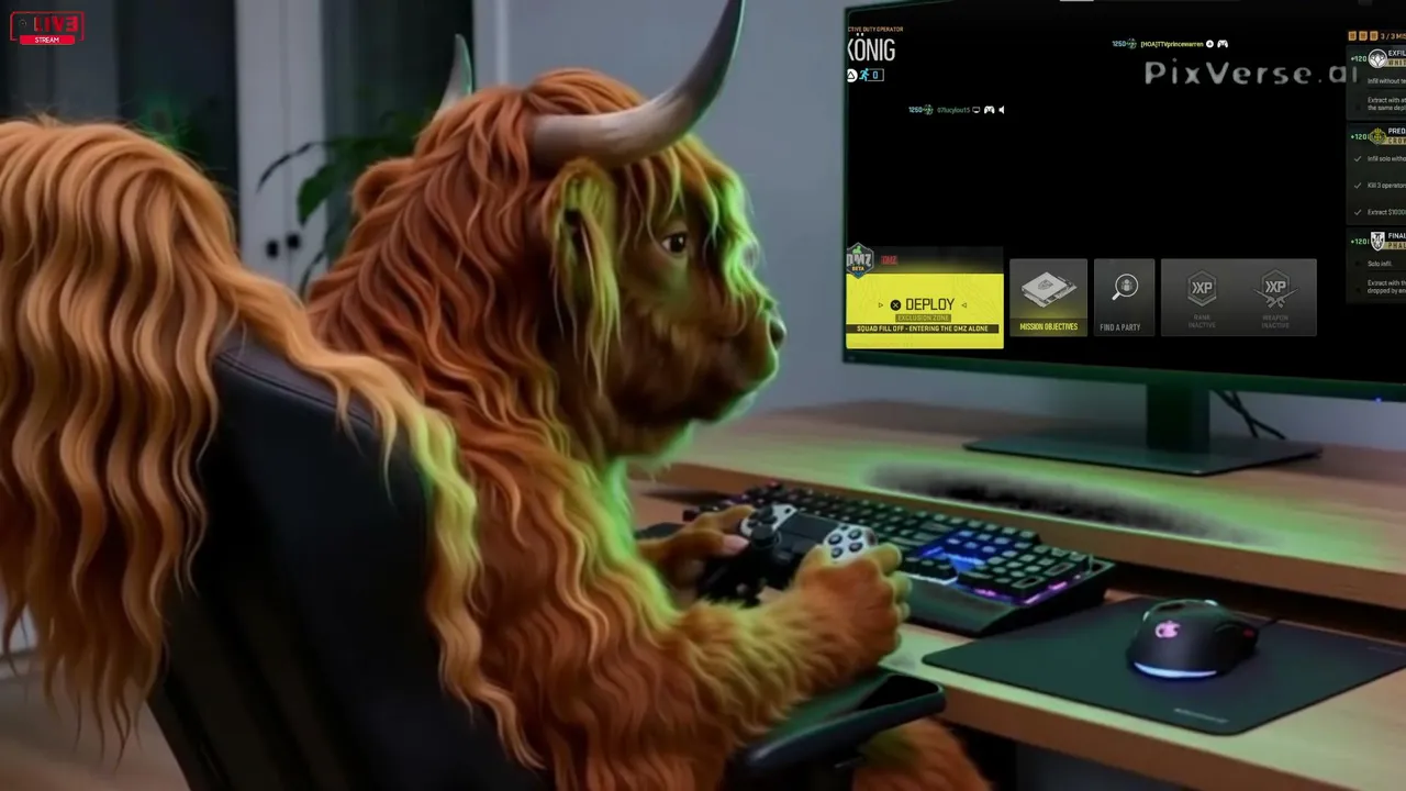 91 days until DMZ 2! The Highland Cow plays DMZ Beta!