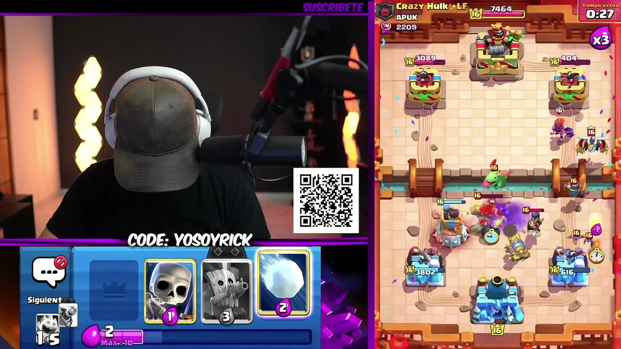 TOP 10 MUNDIAL CLASH ROYALE EN VIVO?!!!!!
