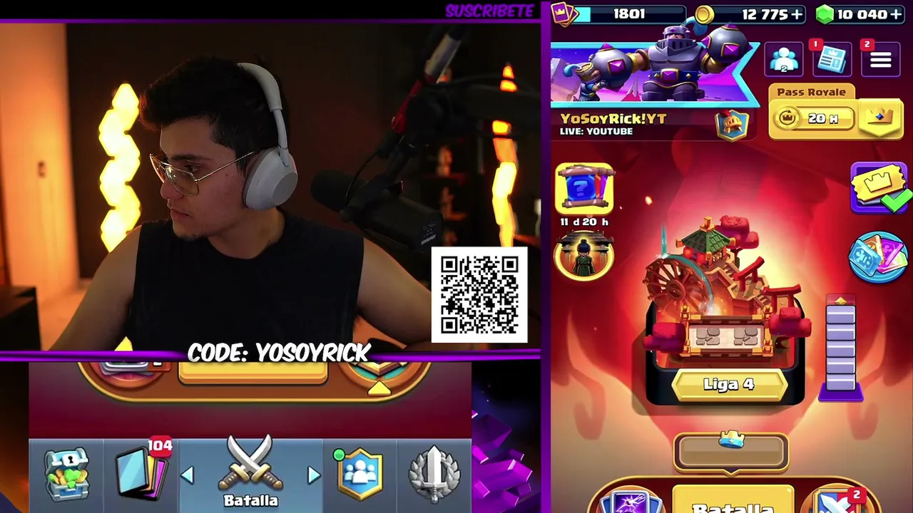 TOP 10 MUNDIAL CLASH ROYALE EN VIVO?!!!!!