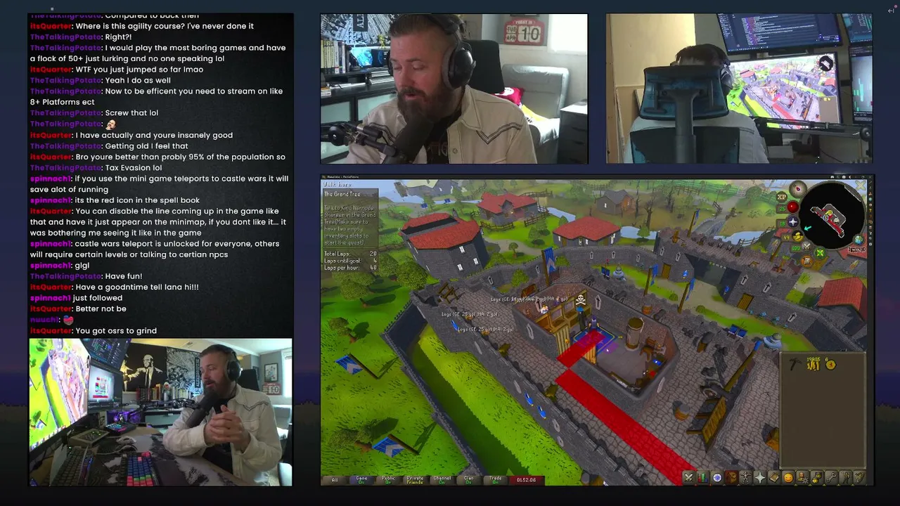 New to OSRS! Learning the Grind Live — Backseat Gaming Welcome 🧙‍♂️  AGILITY MONSTER!