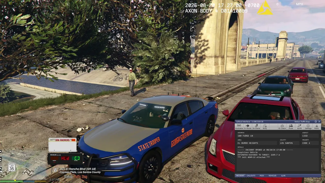 "On Patrol: LSPDFR-Keeping the Streets Safe Live!