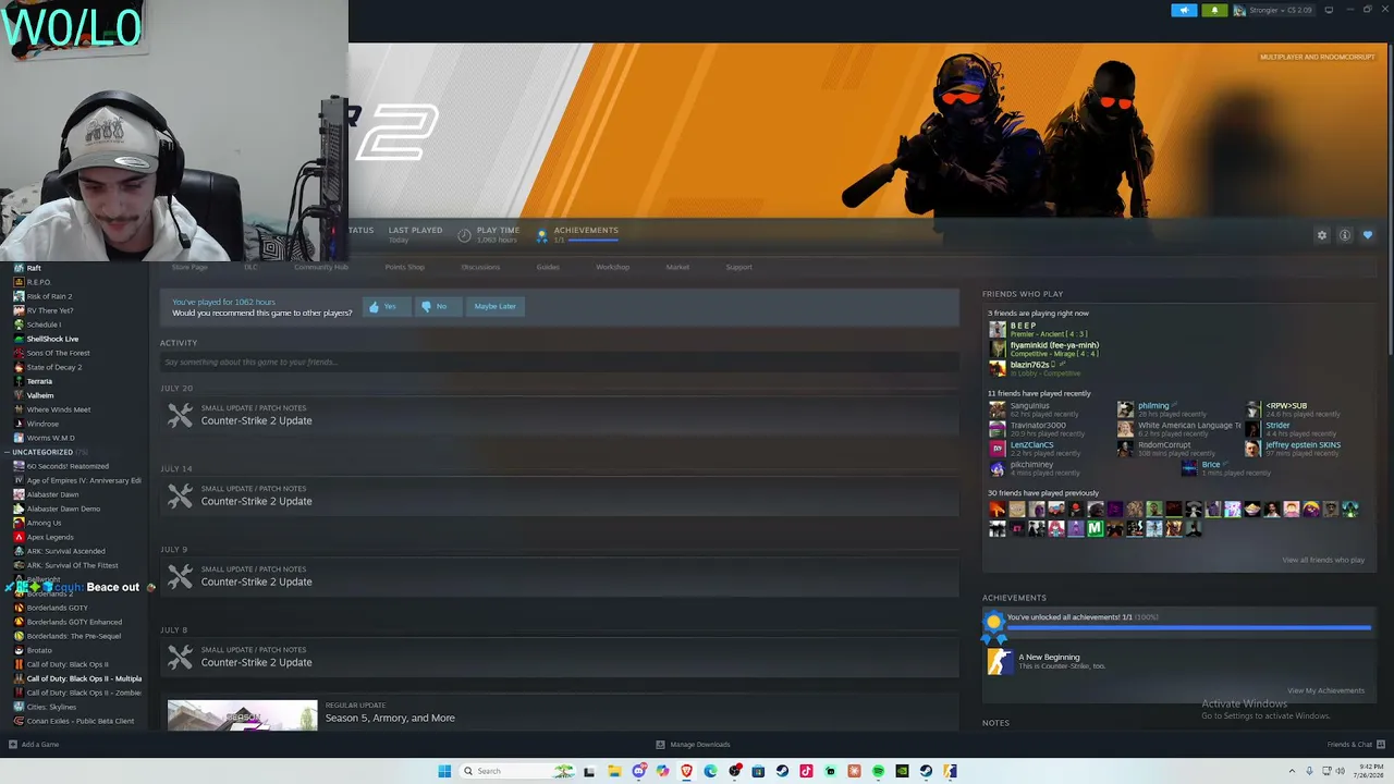 Lets Get Some W's | Strike on her Counter | Long Grind Today !Twitch @ Stronkier