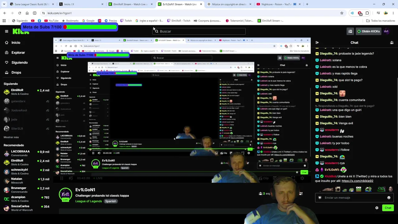 Challenger probando lol classic kappa
