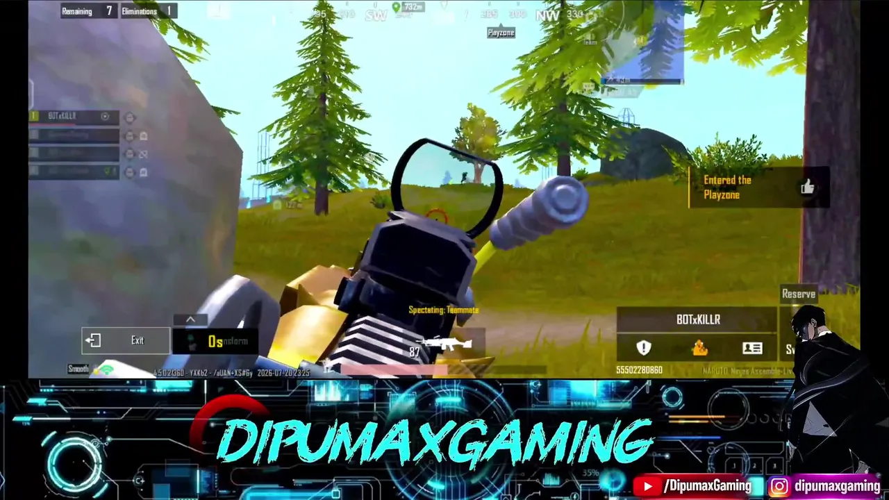 BGMI X Naruto 4.5 update with #Dipumax | BGMI
