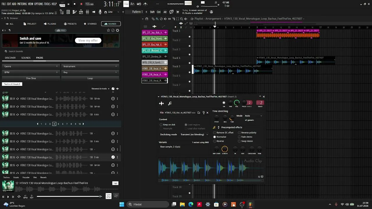 FL Studio Hardtechno Music