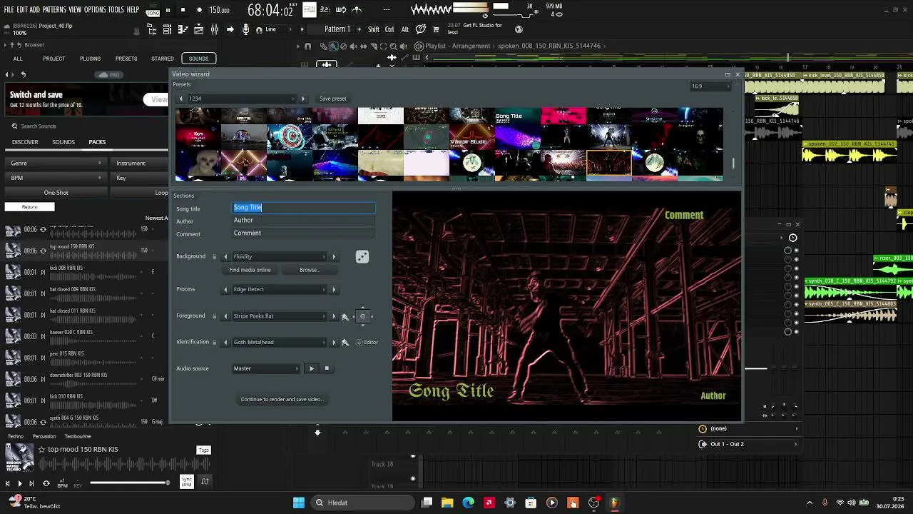 FL Studio Hardtechno Music