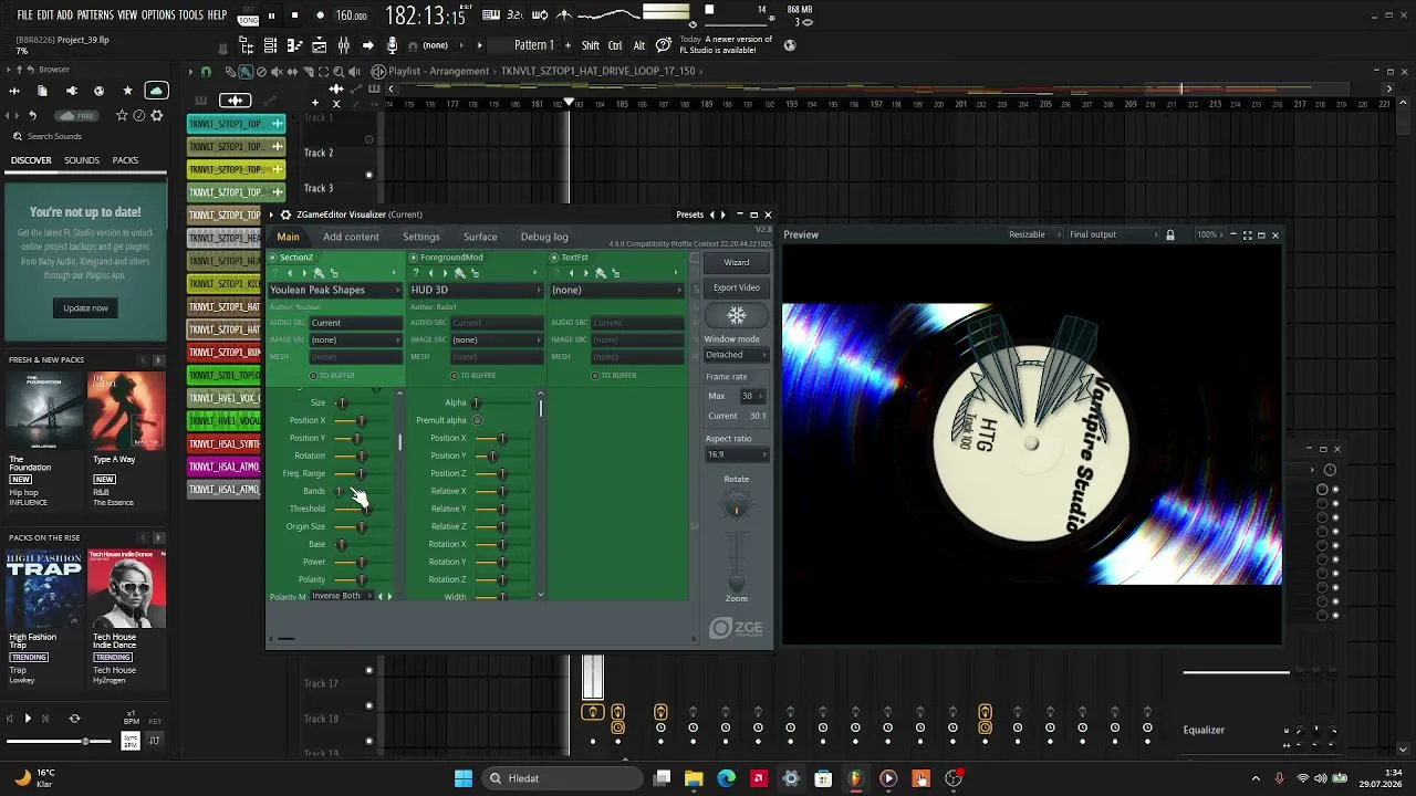 FL Studio Hardtechno Music
