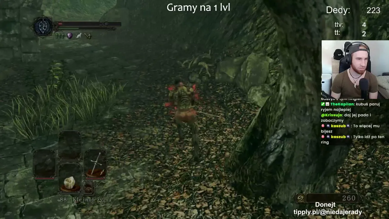 Gramy w Dark souls 2 na 1 lvl ! #4