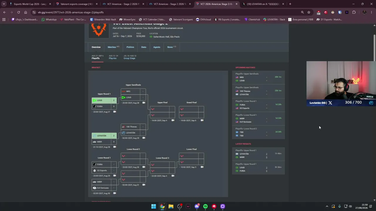 VCT Americas | LOUD vs FURIA | LEV vs MIBR