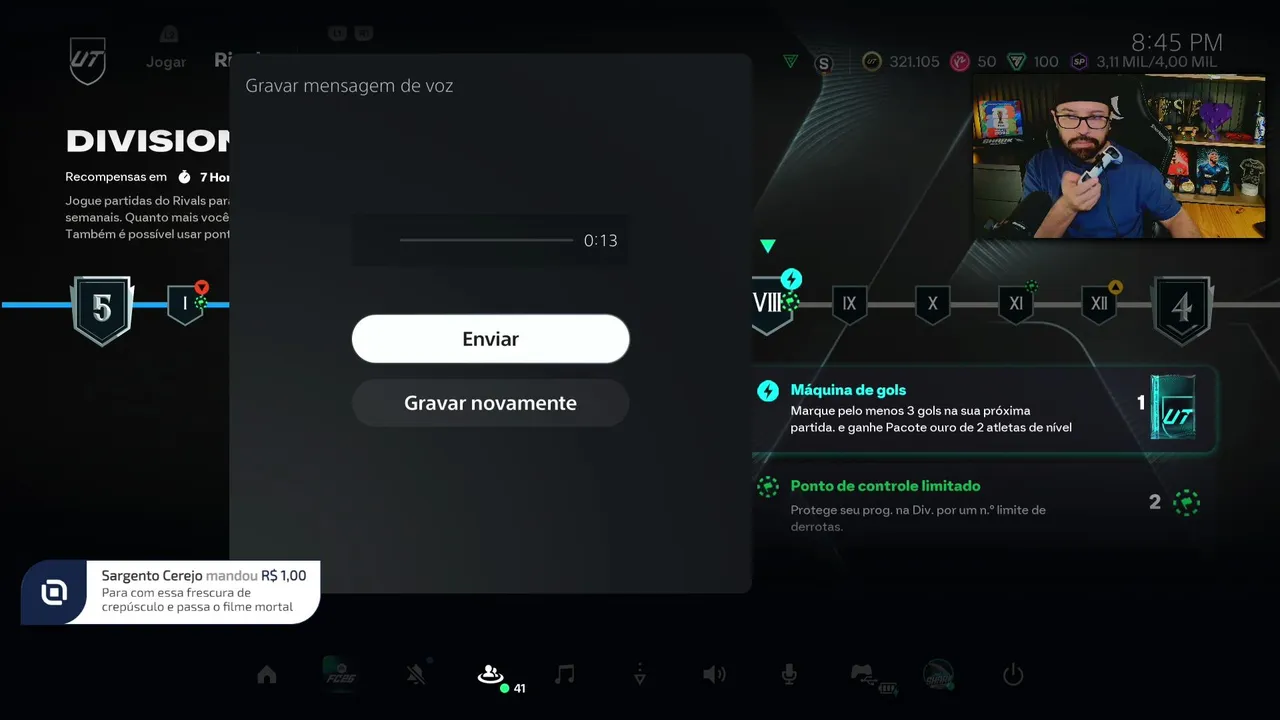 TREINANDO PARA EVOLUIR  !COMANDOS