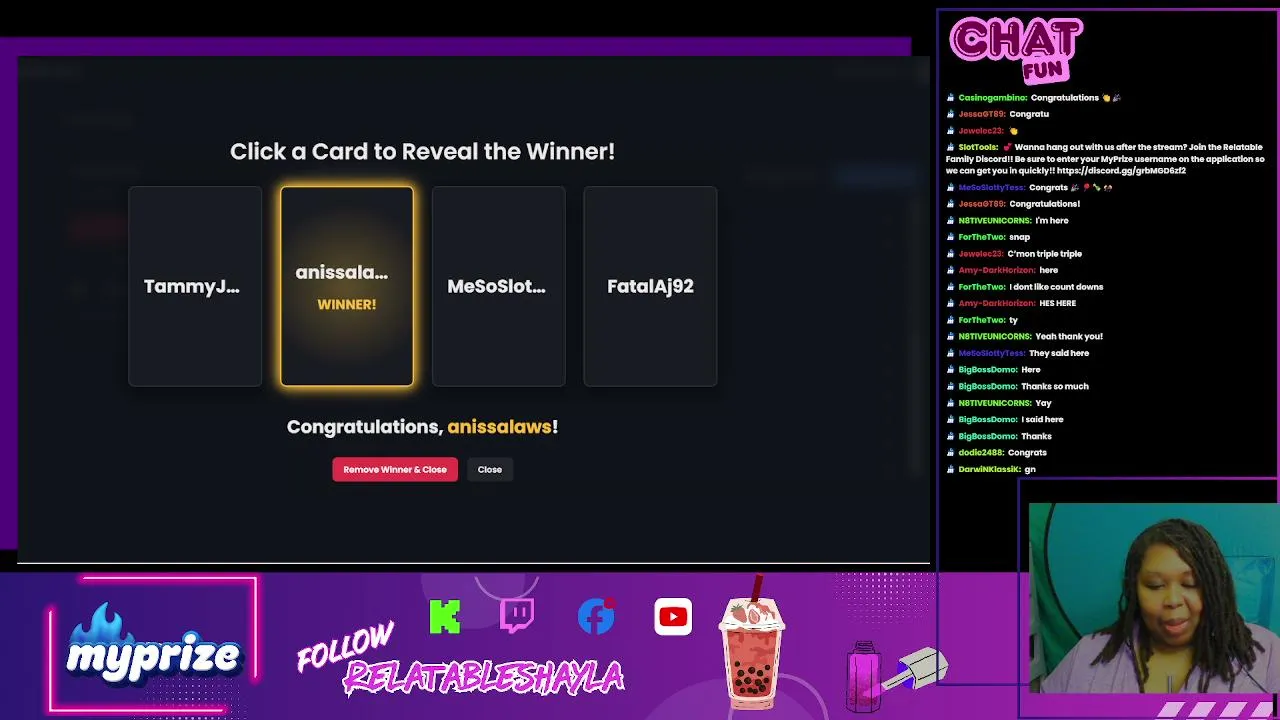 THEEEE JACKPOT HUNTING STREAM!! Pull UP! We are spinning on MYPRIZE.US. PLAY & CHAT with us! USE KEYWORD: RELATABLESHAYLA for $5 free!