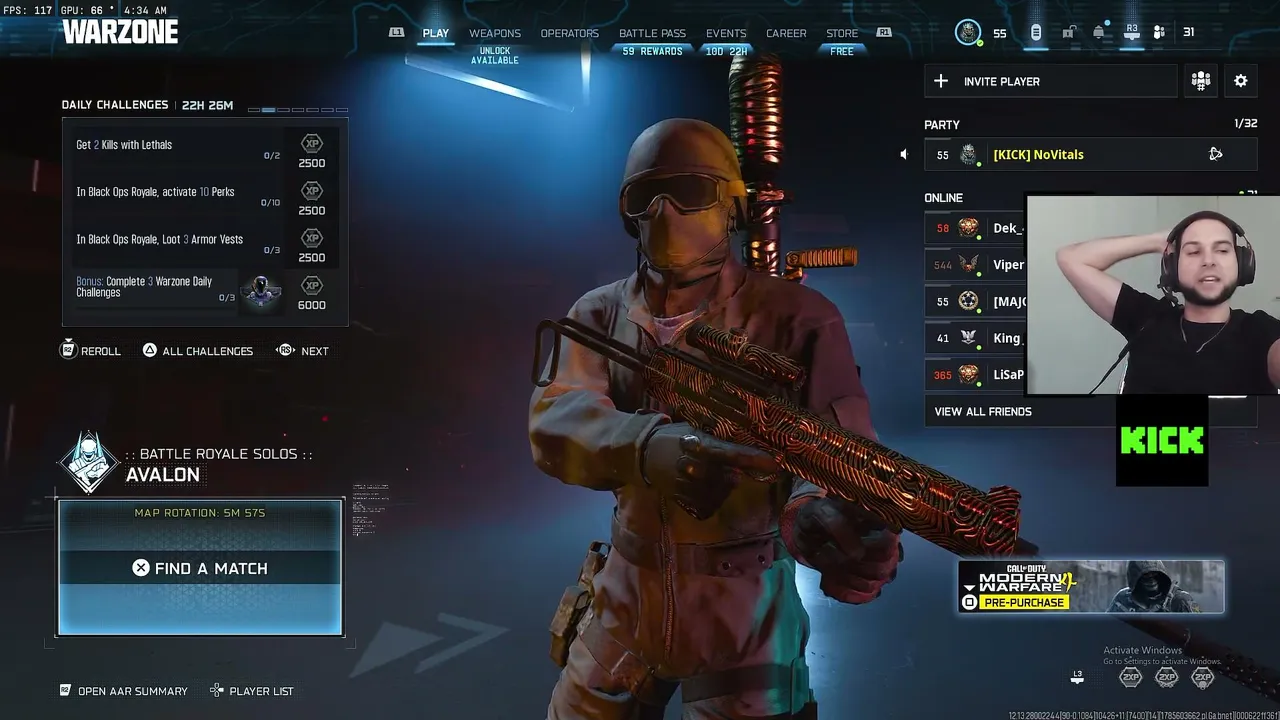 LIVE - WARZONE SUPPORTER GAMES!!!