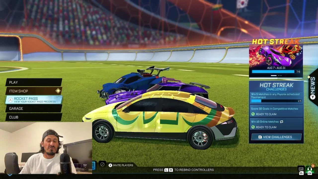 Playing Rocket League With Viewers Join Up!