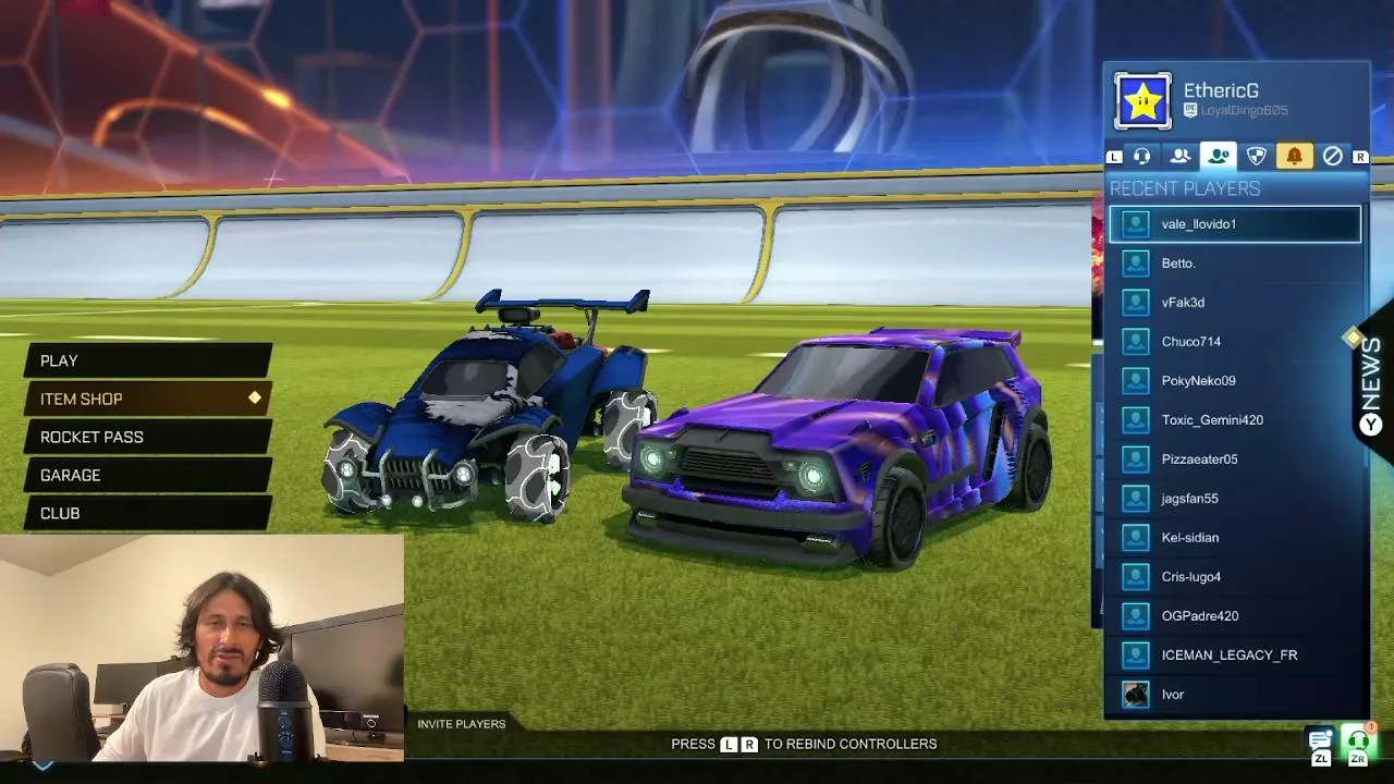 Playing Rocket League With Viewers Join Up