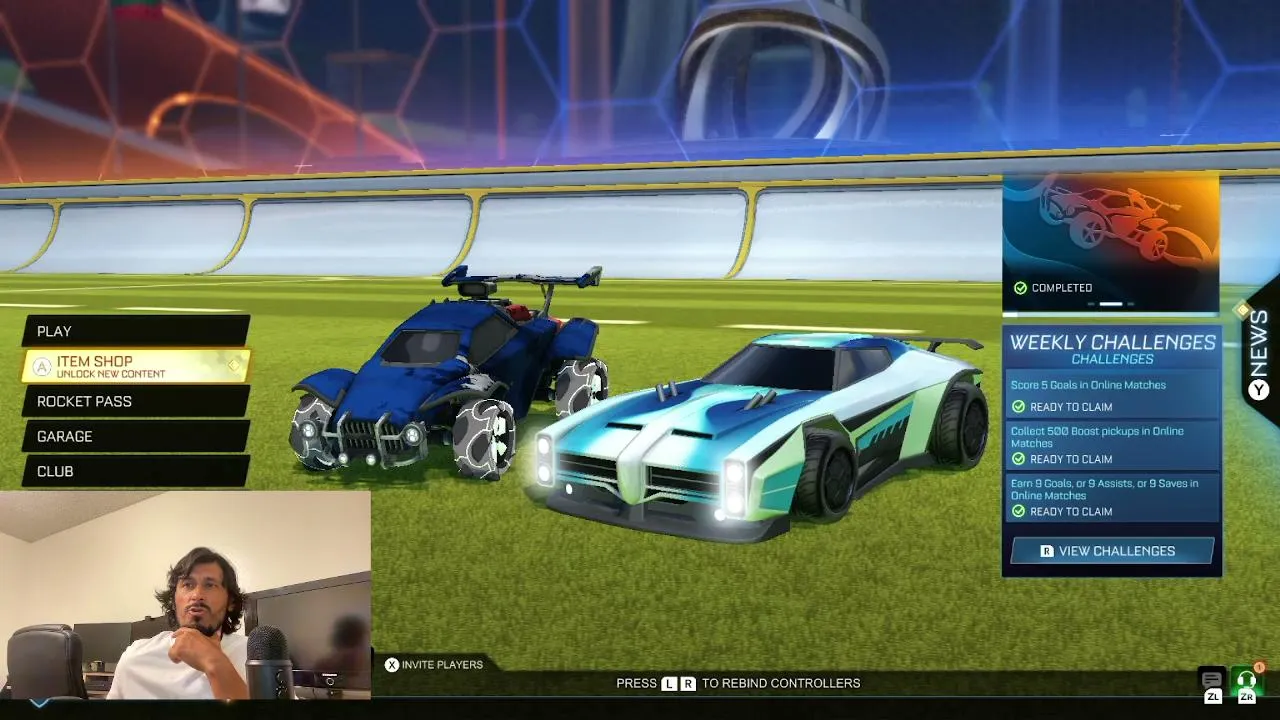 Playing Rocket League With Viewers Join Up!
