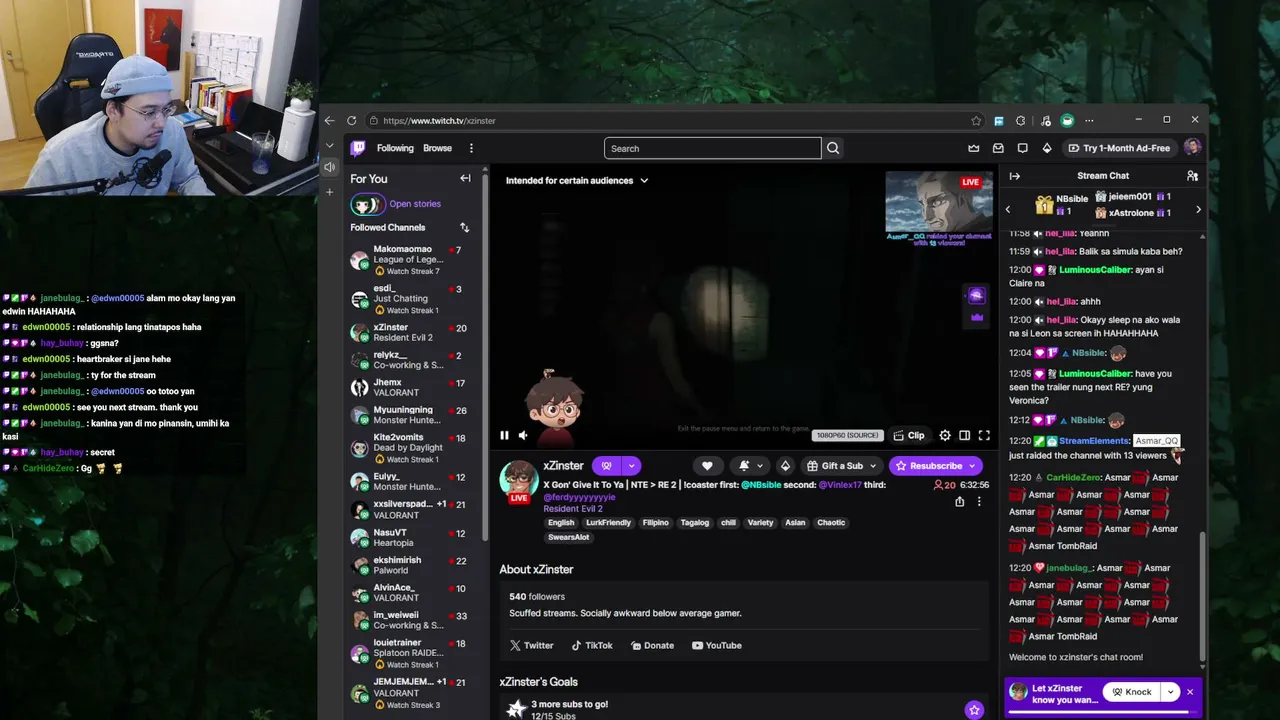 try ko tapusin ngayon || new streamer