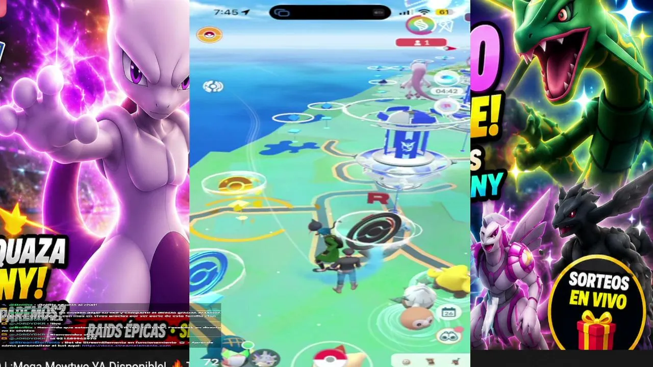 🔴 EN VIVO |✨Invitaciones a sub Mega Mewtwo Y GO Fest Global + Rayquaza y Solgaleo Raids | Pokémon GO
