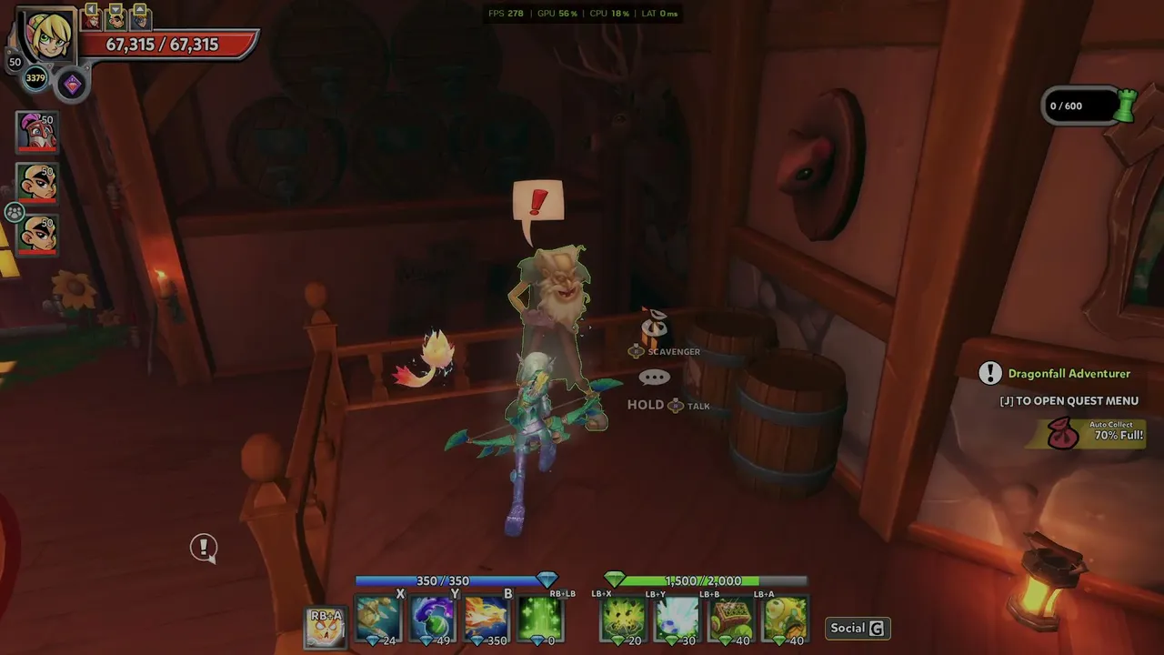 Dungeon Defenders II chillin with the boys