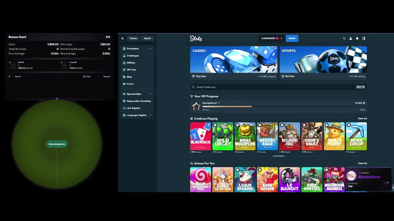My first stream.