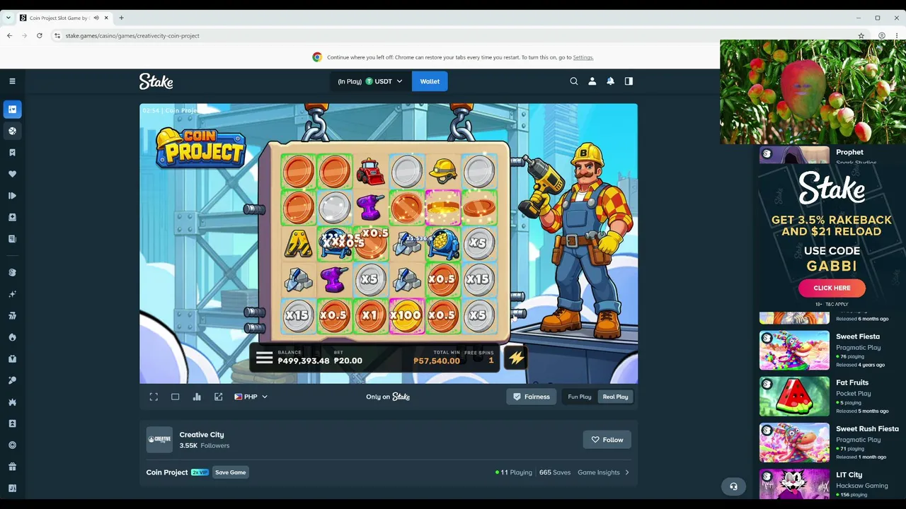 My first stream.