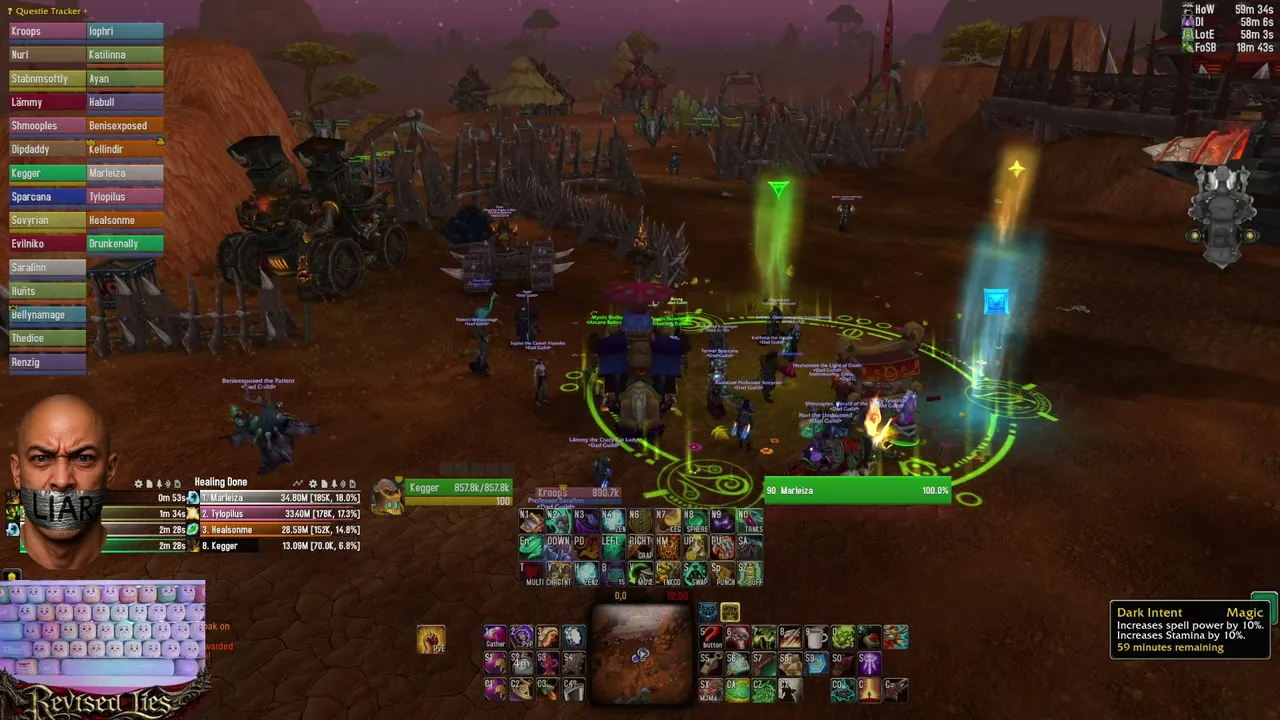 Mists of Pandaria Classic - RAID NIGHT with DAD GUILD - Siege of Orgrimmar Dwarf Brewmaster Monk Tank Gameplay