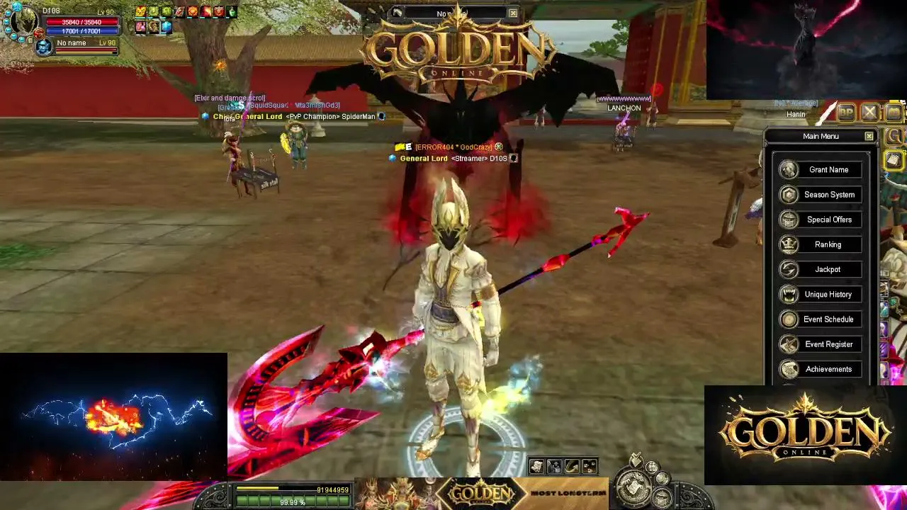 Silkroad Golden Online cap 90