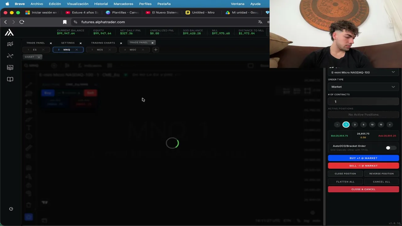 Llegaremos a 250k Funded? - LIVE TRADING NQ