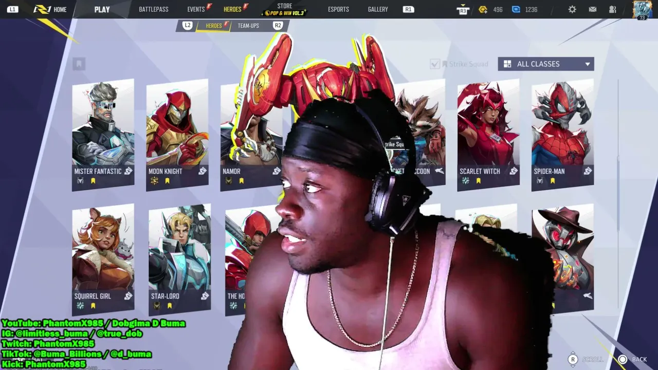 Marvel Rivals Thursday Evening Stream