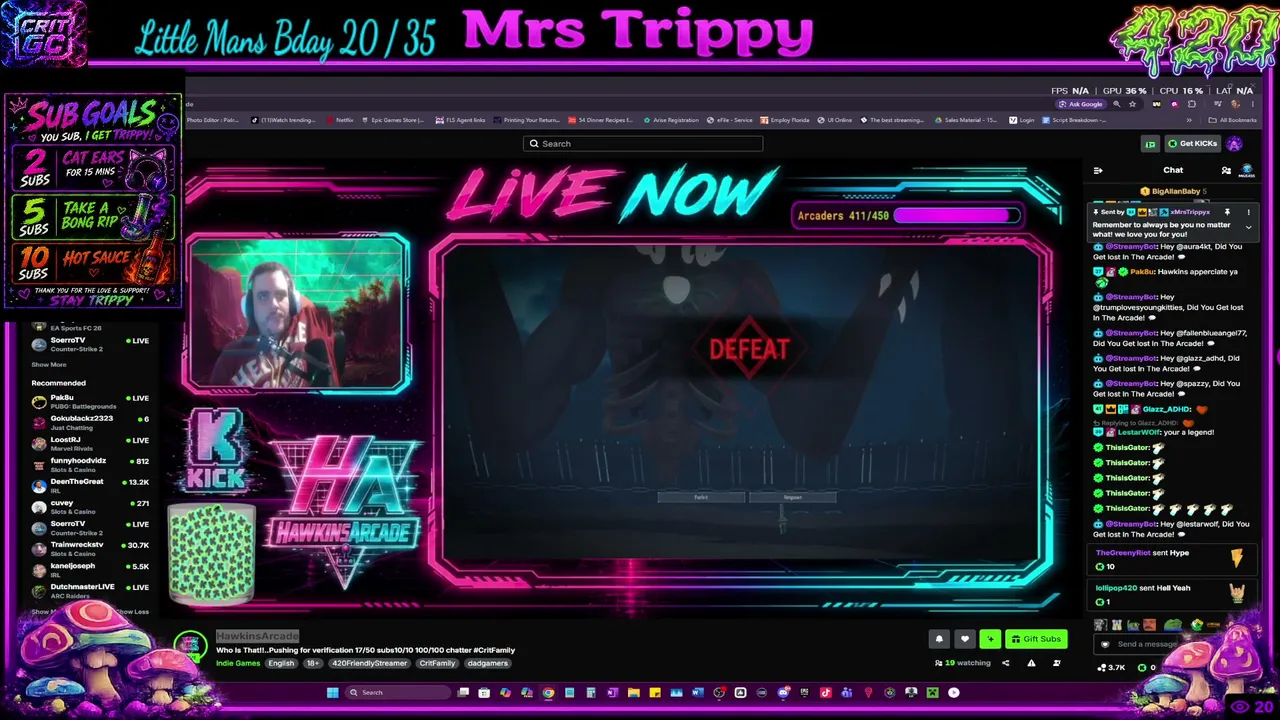 ✨Project Demarcation! Dayz Server Is Open!! !!! 😶‍🌫️  / Full Time Streamer / 🥂🍄  #KickPartner