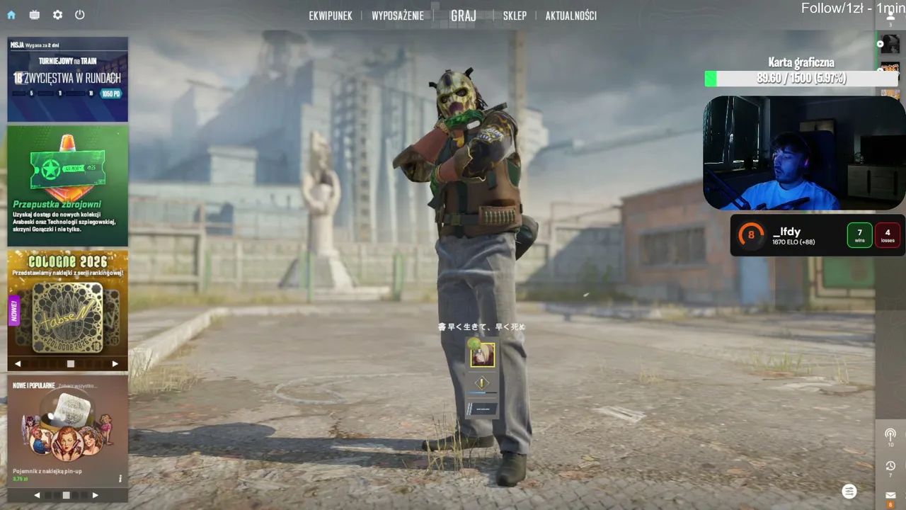 PRZEDLUZANY Wbijamy 10lvl faceit, nowy szeliga na pokladzie