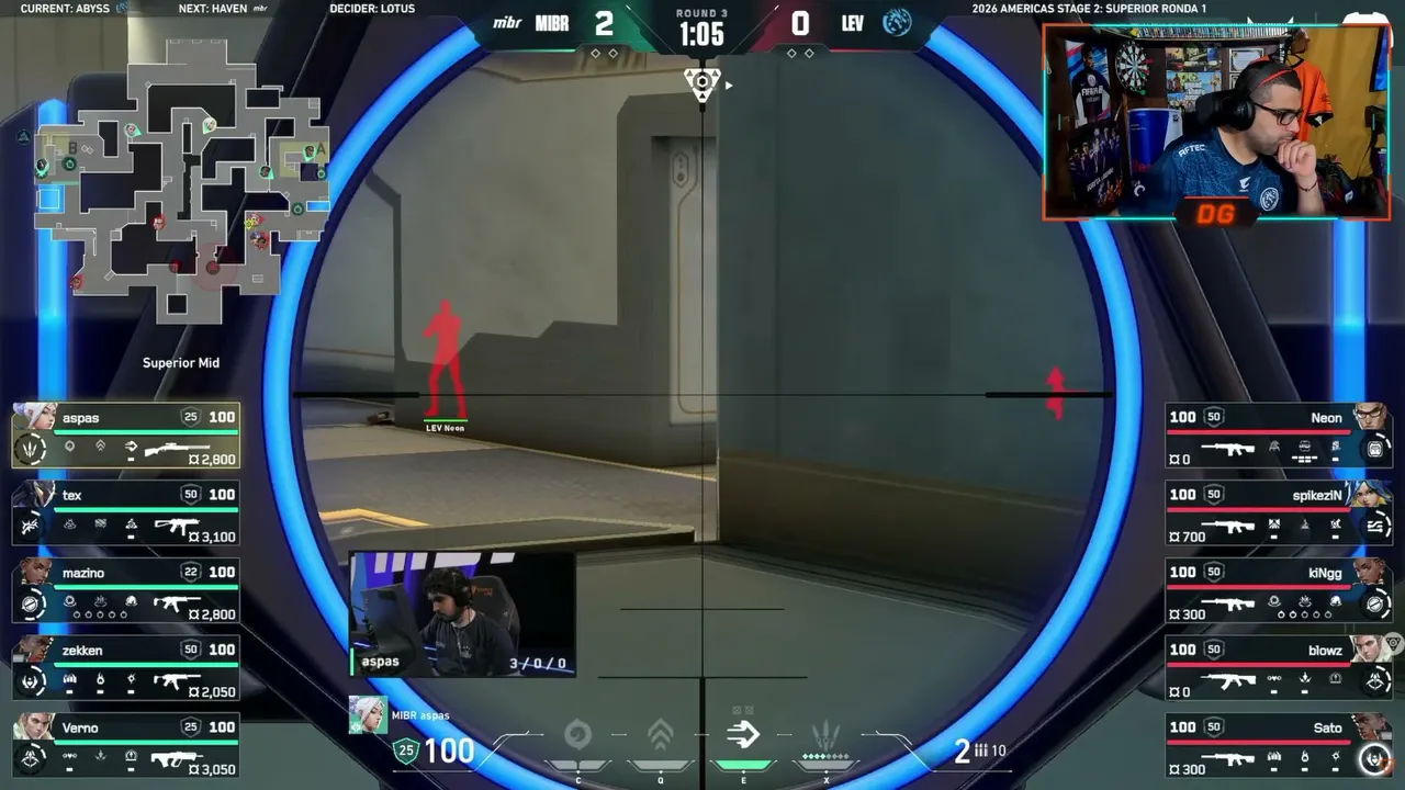 🔴 ¡WATCHPARTY VCT AMÉRICAS! 🏆 LEVIATÁN vs MIBR Y LOUD vs FURIA | DG2MIL