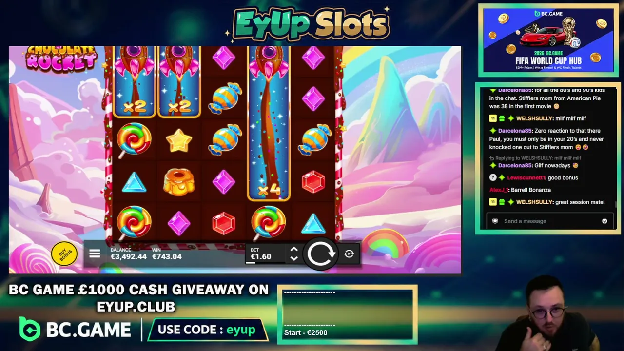 2.5k vs slots -  £1000 GIVEAWAY LIVE AT EYUP.CLUB