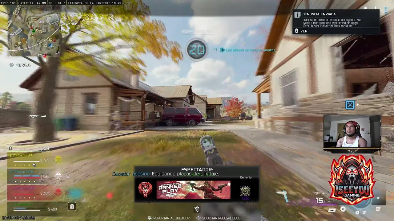 Iseeyou Gaming está Jugando Warzone Ven a saludar.
