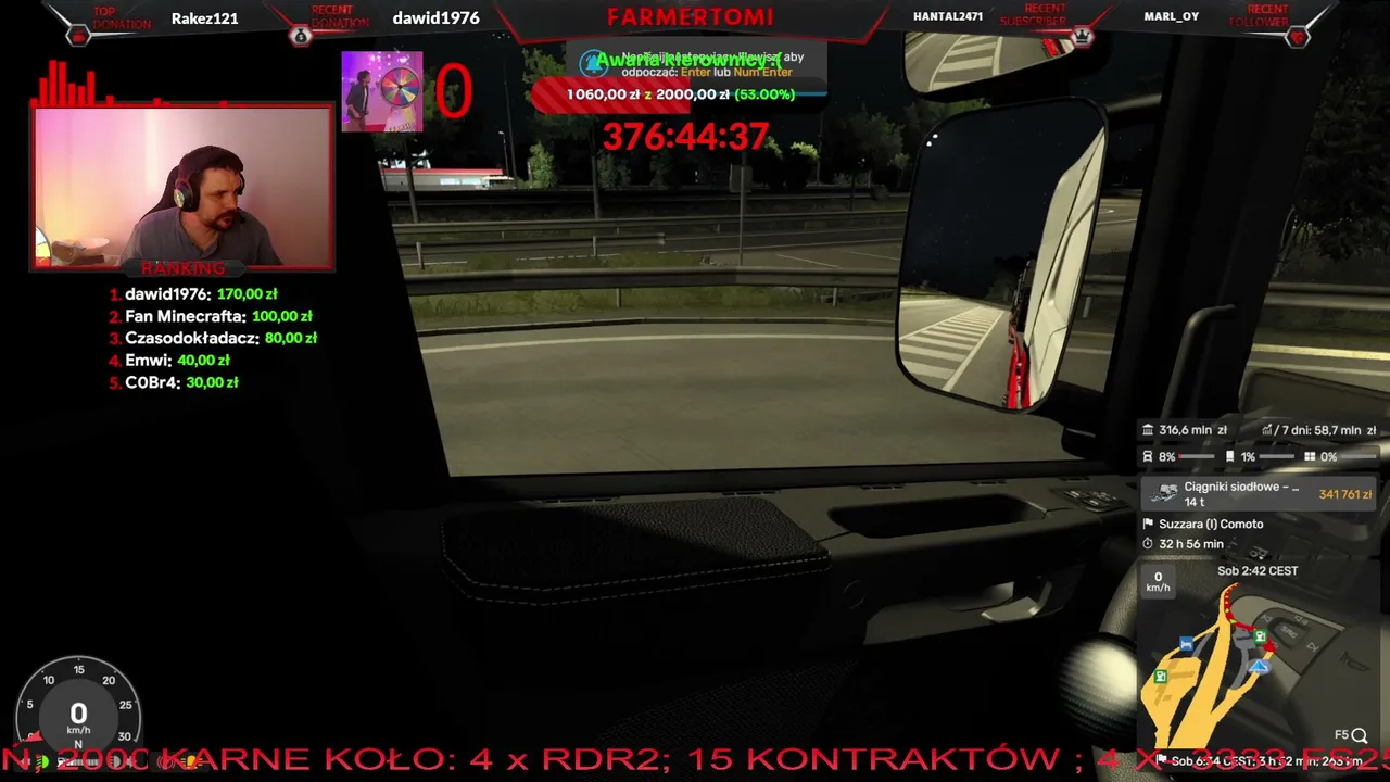 [PRZEDŁUŻANY] +18 Live 24h Zapraszam :) https://tipply.pl/@farmertomi