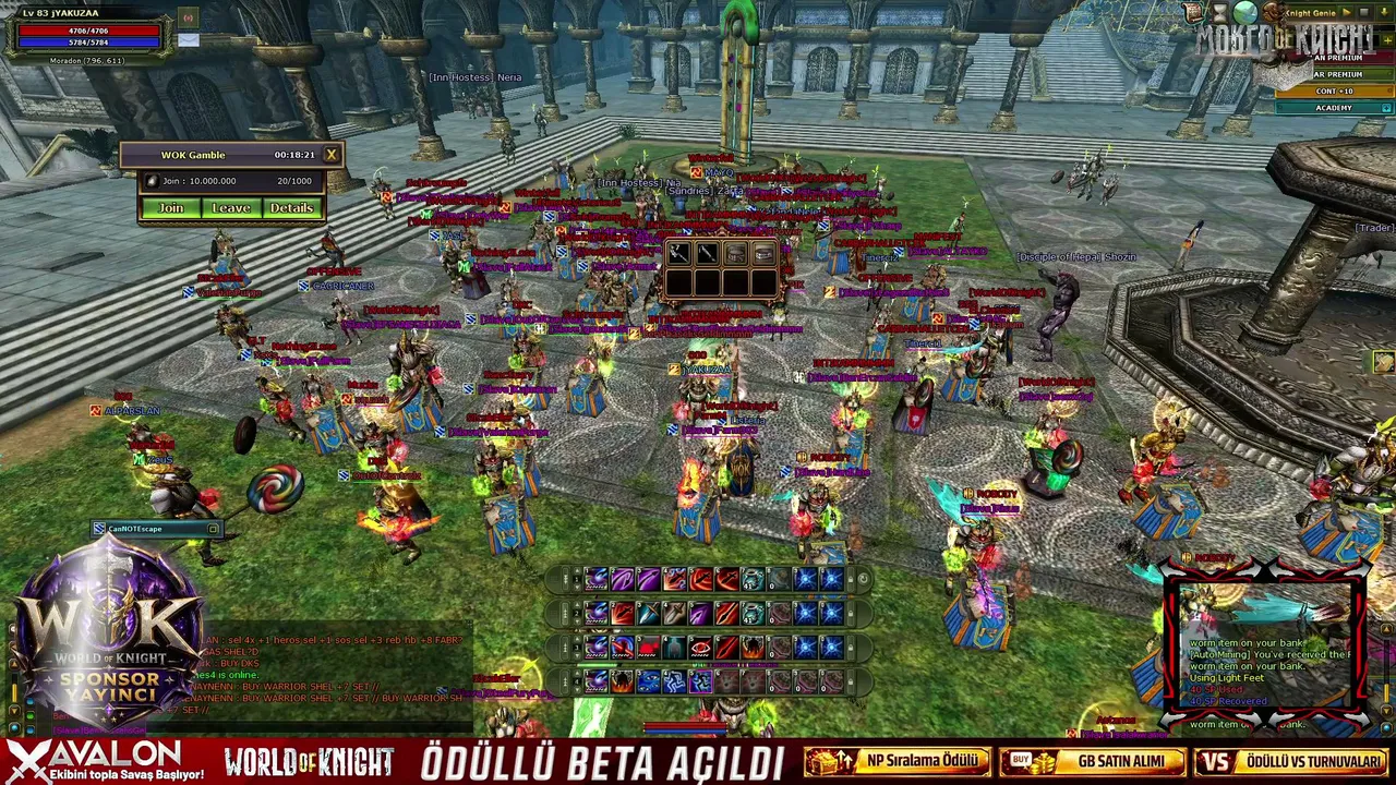 #Knight Oline #WORLDOFKNIGHT  17 Temmuz HELIOS ACILDI ! 3.000.000 TL ÖDÜL HAVUZU