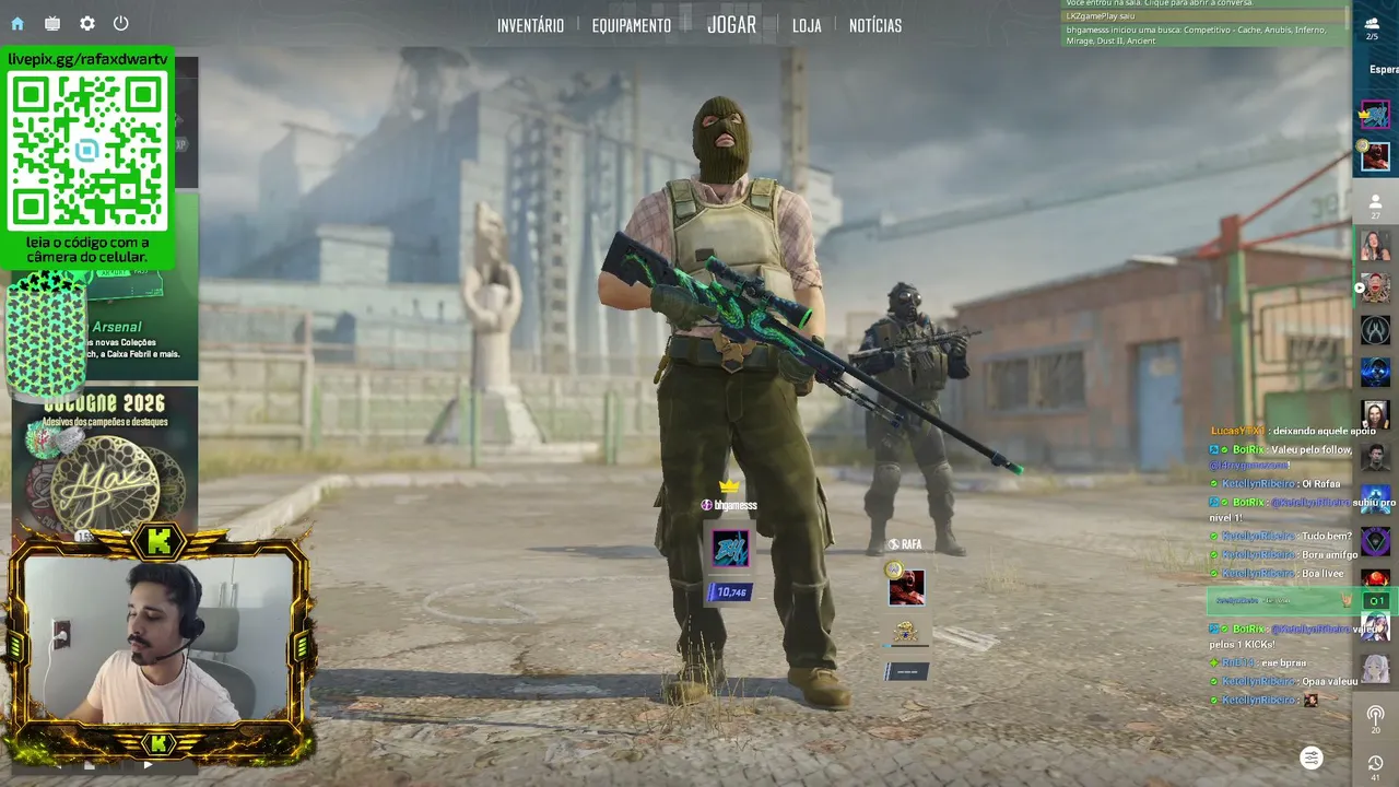 Sextou no CSzin dos sem dedos @lkzgameplay  @bhgamesss