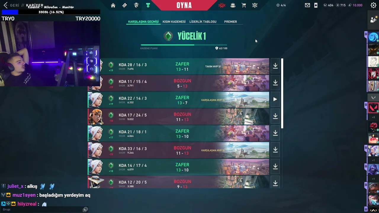 Yayıncılıkta 120. Gün  - !sens !res !insta !tiktok !dc