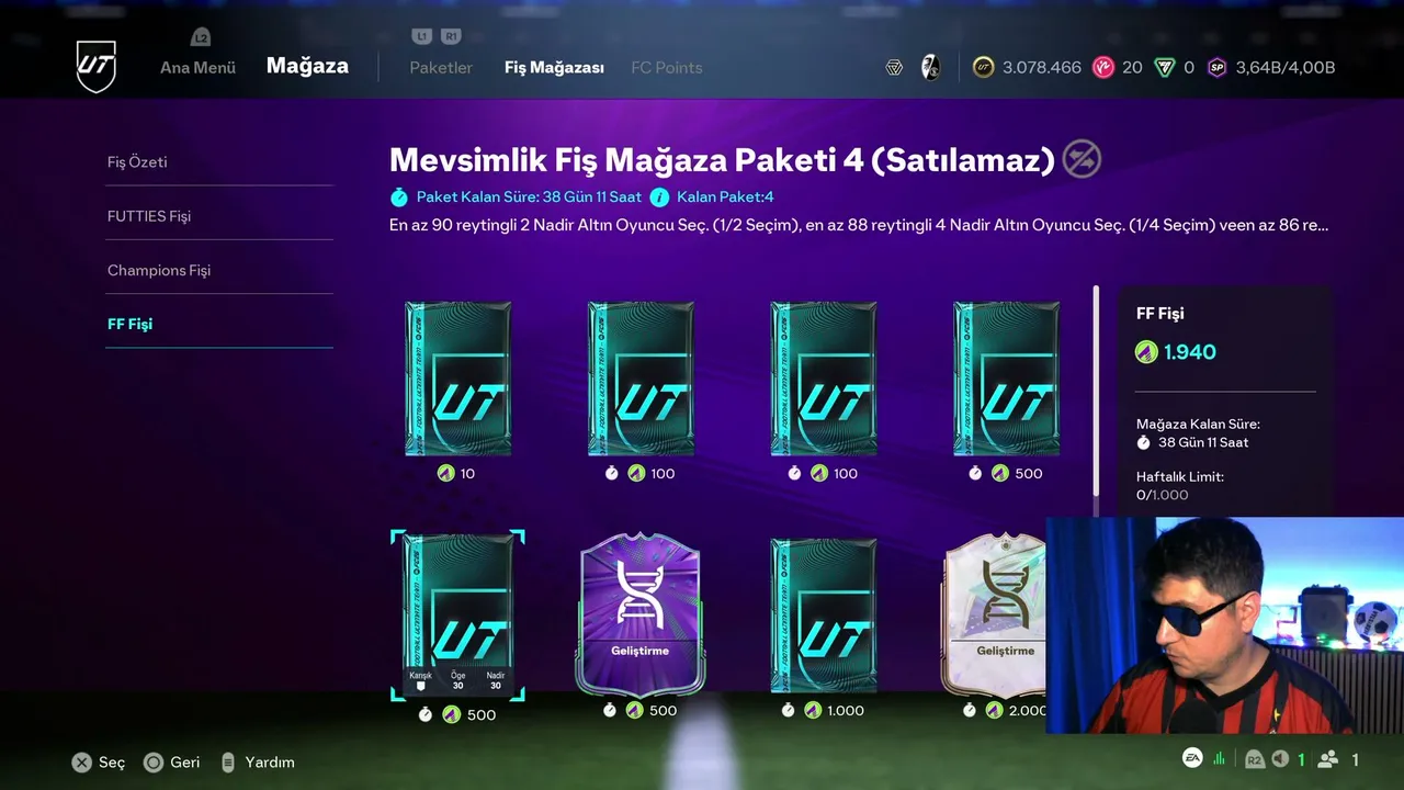 ✅FC 27 HABERLERI - FUTTIES - PAKET PICK ACILIMI✅