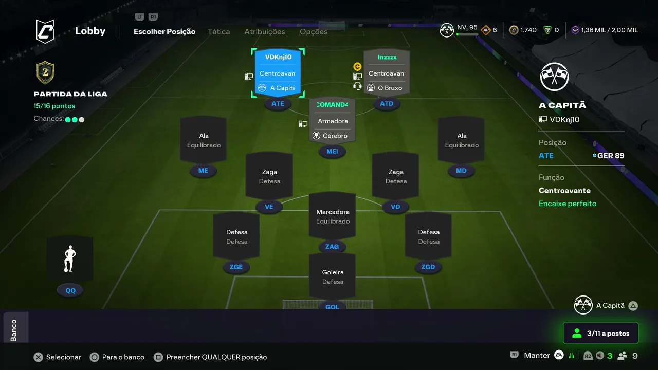Pro clubs, reagindo a copa dos streamers