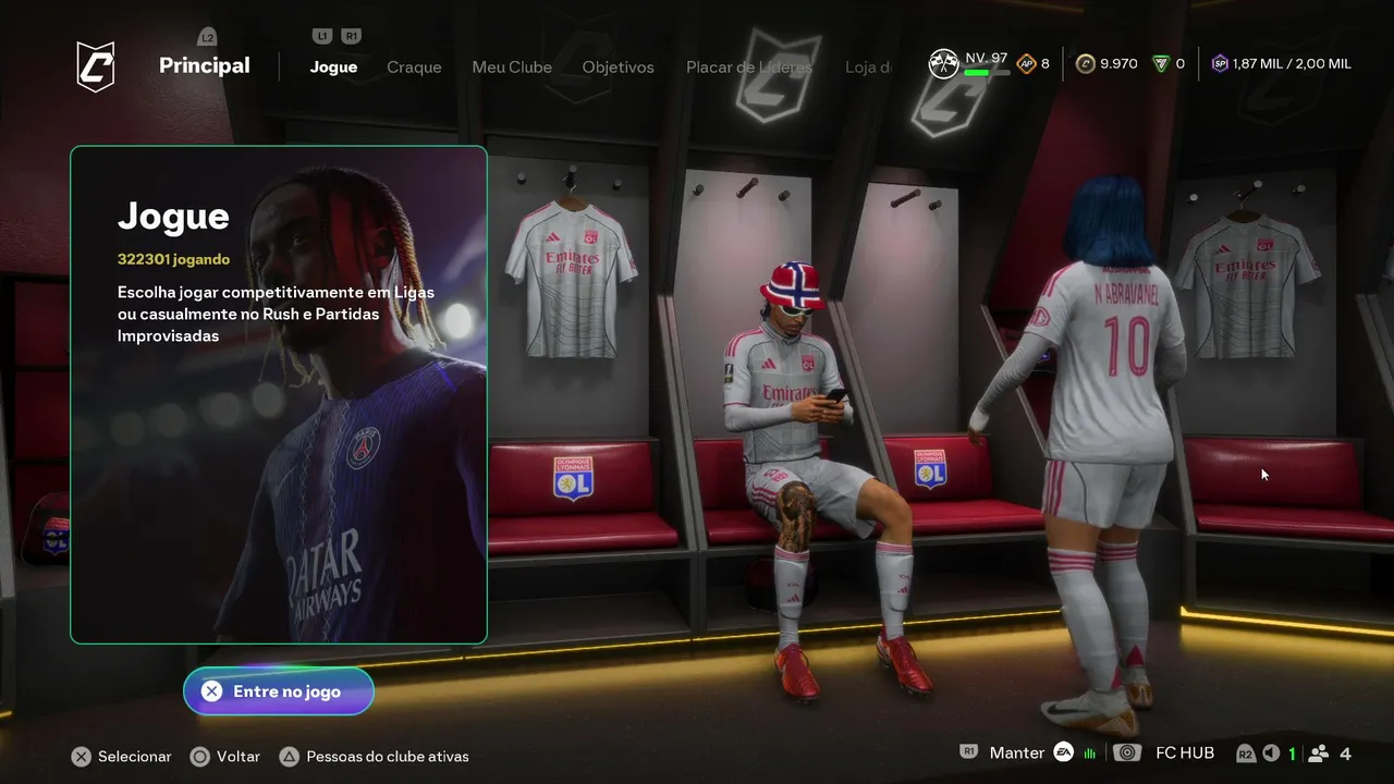 Pro clubs, reagindo a copa dos streamers